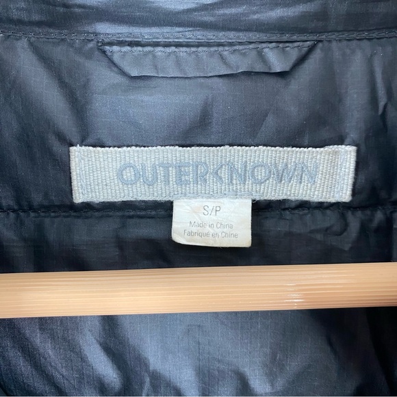 Outerknown Puffer Jacket Down Ripstop Black Gorpcore Full Zip Pockets Huckberry - Picture 8 of 13